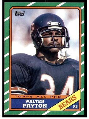 1986 Topps Walter Payton Chicago Bears
#11 Football Card